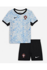 Portugal Babyklær Borte Fotballdrakt til barn EM 2024 Korte ermer (+ Korte bukser)